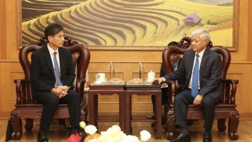 VFF President receives leader of Korea – Vietnam Economic, Cultural Association